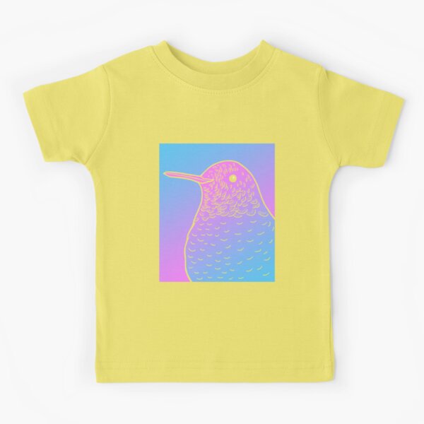 Vaporwave Hummingbird Aesthetic Pastel Goth Bird Kids T-Shirt for Sale by  dinosareforever