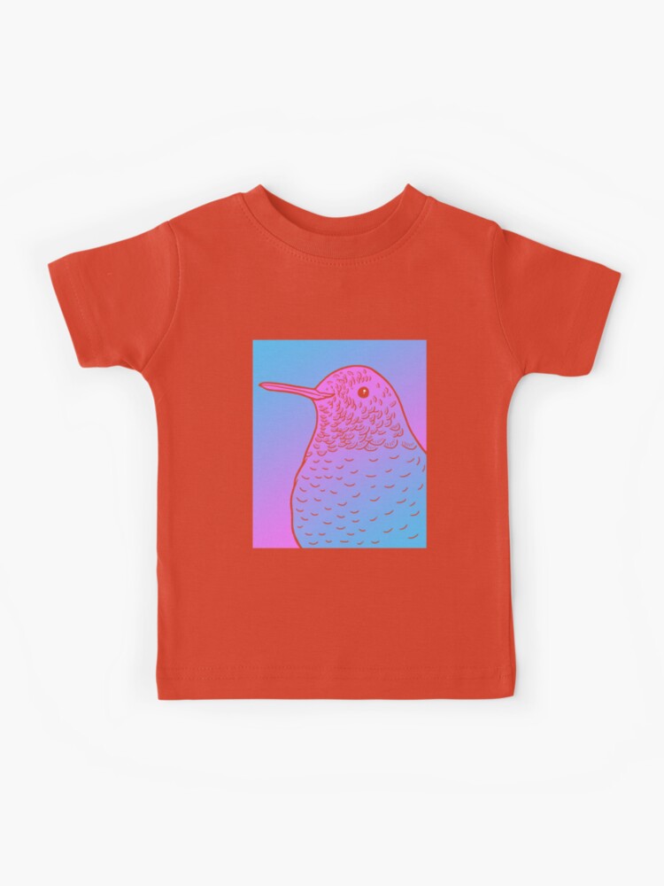 Vaporwave Hummingbird Aesthetic Pastel Goth Bird Kids T-Shirt for Sale by  dinosareforever