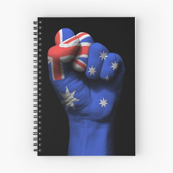 Item preview, Flag of Australia on a Raised Clenched Fist  designed and sold by JeffBartels.