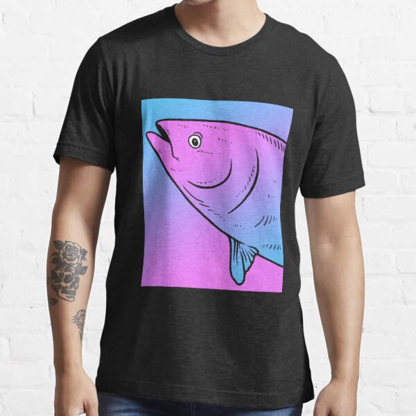 Vaporwave Piranha Aesthetic Pastel Goth Fish Essential T-Shirt for Sale by  dinosareforever