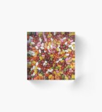 Jelly Bean World Acrylic Block