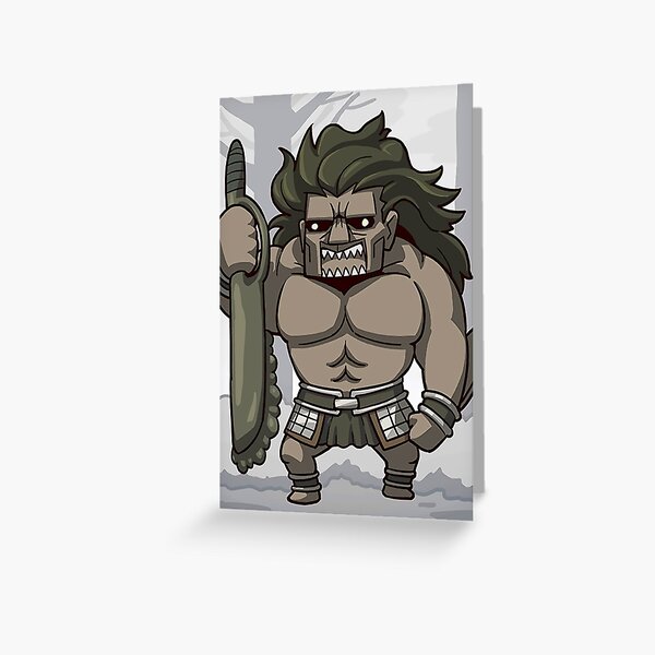 Heracles Fate Grand Order Greeting Card By Hobihobo Redbubble