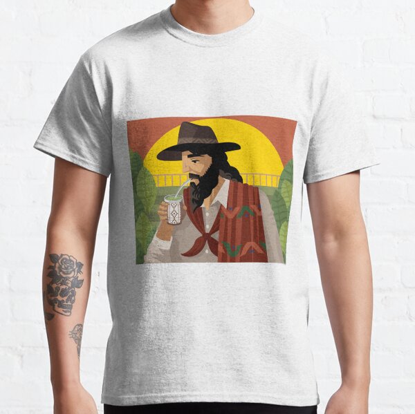 gaucho drinking yerba mate green hot tea Classic T-Shirt