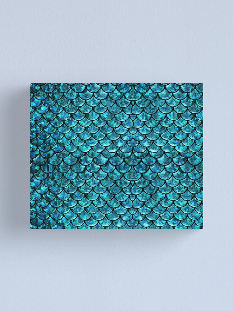 Mermaid Scales - Turquoise Blue | Leggings