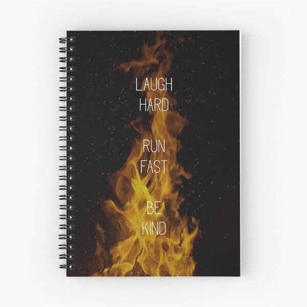Item preview, Laugh hard Run Fast Be Kind designed and sold by TheWolfInTheBox.