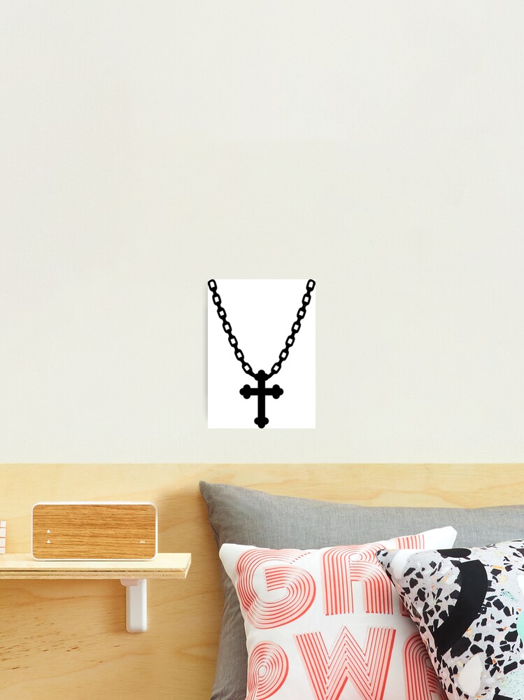 Thumbnail 2 of 3, Photographic Print, Cross Chain designed and sold by RPHDesigns.