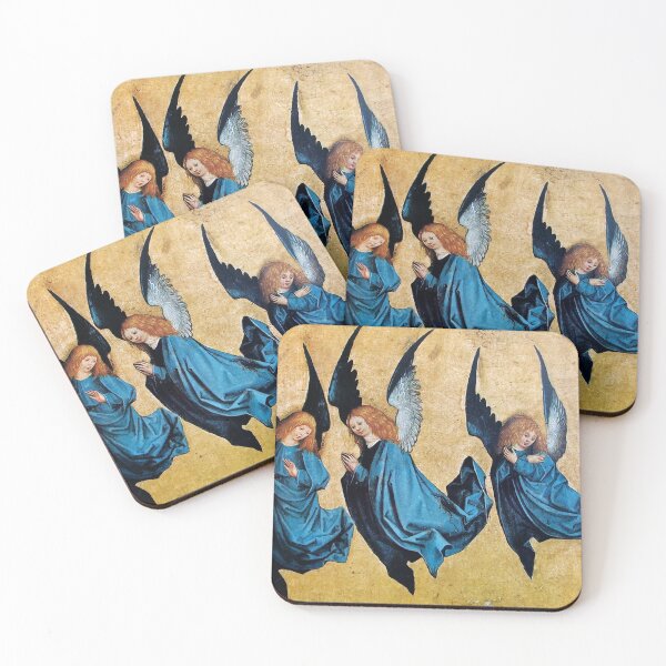 Item preview, THREE CHRISTMAS ANGELS IN BLUE designed and sold by BulganLumini.