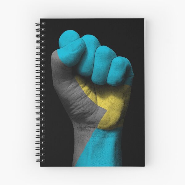 Item preview, Flag of Bahamas on a Raised Clenched Fist  designed and sold by JeffBartels.