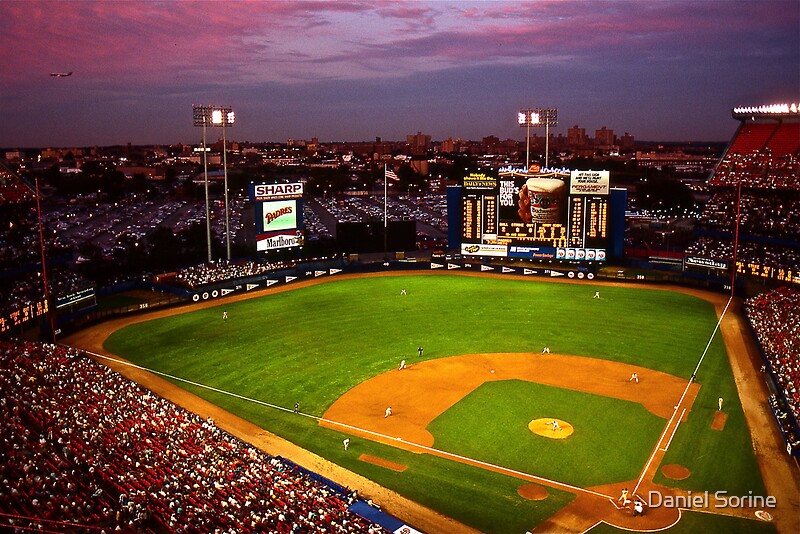 "SHEA STADIUM, NY, BACK IN THE 1980's" by Daniel Sorine Redbubble