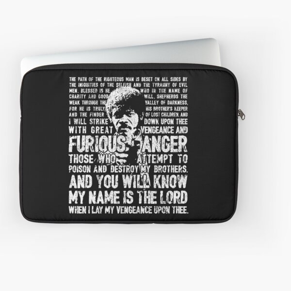 Ezekiel 25:17 - Jules Winnfield Laptop Sleeve
