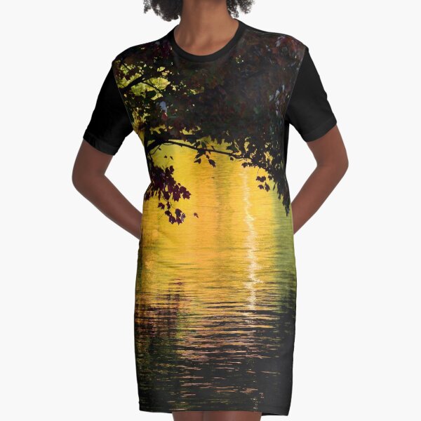 Near Dusk Graphic T-Shirt Dress