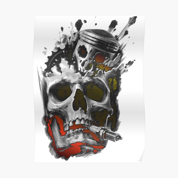 30 Background Of The Piston Skull Tattoo Illustrations RoyaltyFree  Vector Graphics  Clip Art  iStock