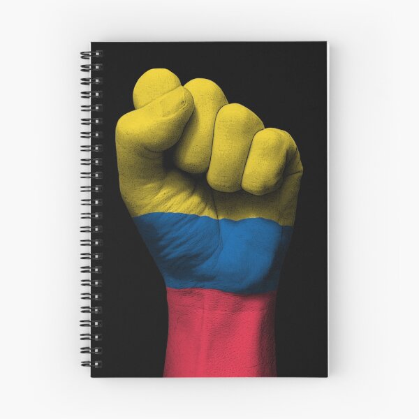 Item preview, Flag of Colombia on a Raised Clenched Fist  designed and sold by JeffBartels.