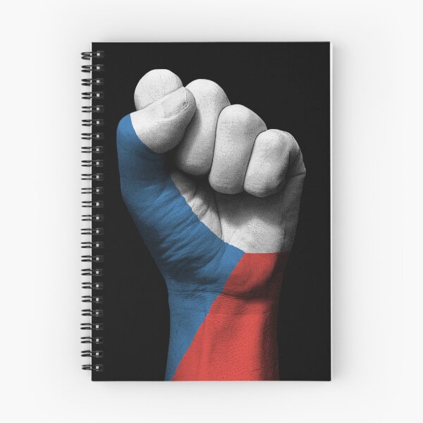 Item preview, Flag of Czech Republic on a Raised Clenched Fist  designed and sold by JeffBartels.
