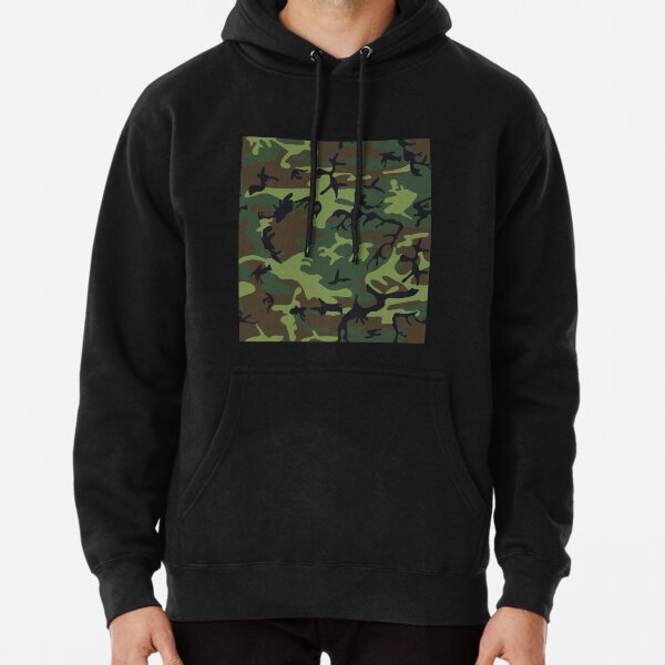 Pullover Hoodie - Woodland Camo