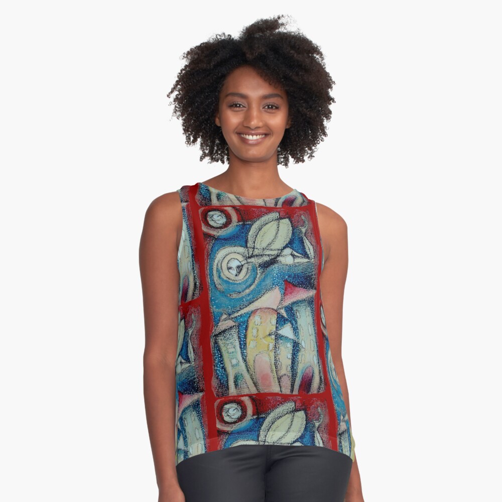 Item preview, Sleeveless Top designed and sold by aremaarega.