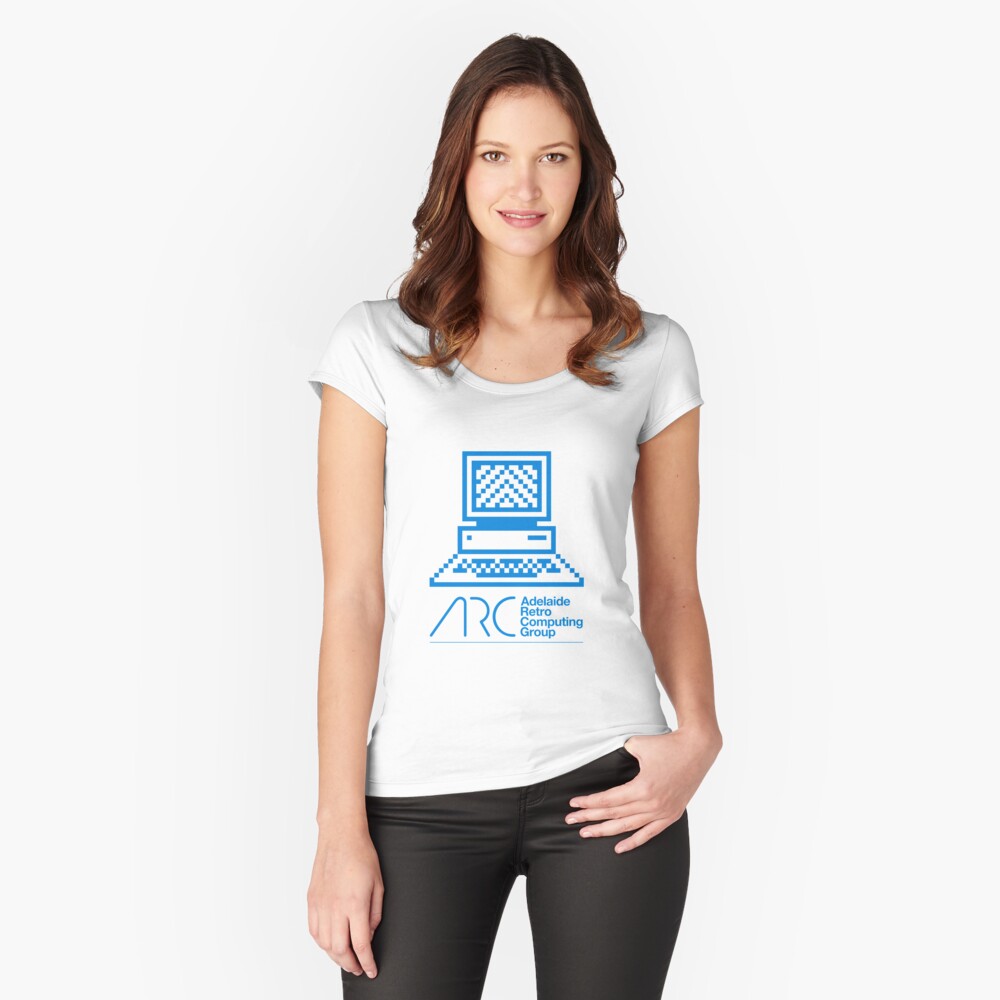 Item preview, Fitted Scoop T-Shirt designed and sold by adelaideretro.