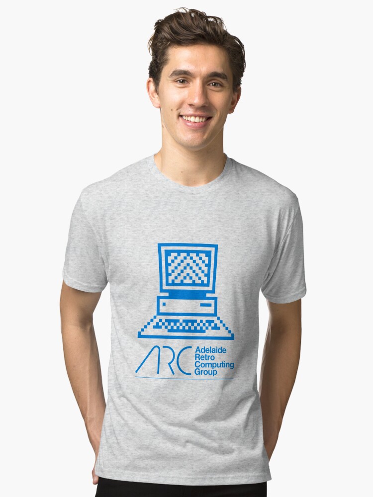 Thumbnail 1 of 6, Tri-blend T-Shirt, Adelaide Retro Computing // Design A designed and sold by adelaideretro.