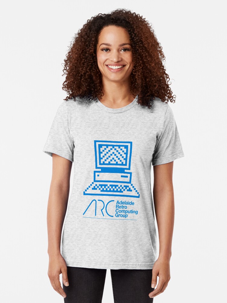 Thumbnail 2 of 6, Tri-blend T-Shirt, Adelaide Retro Computing // Design A designed and sold by adelaideretro.