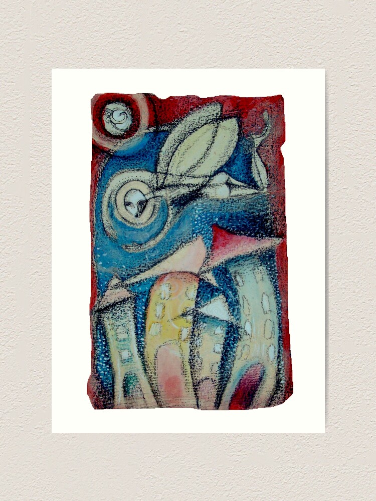 Alternate view of El soplo del Ángel Art Print