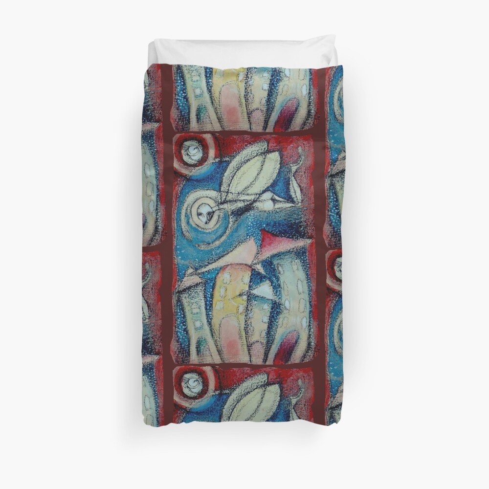 El soplo del Ángel Duvet Cover