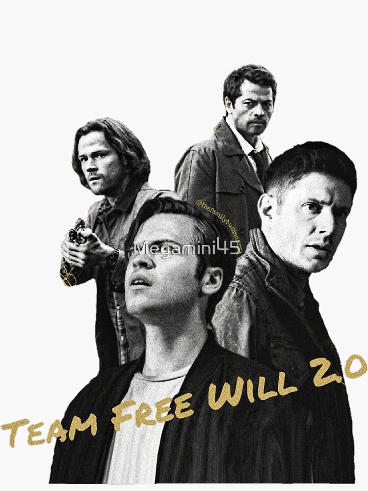  team free will 2 0 sticker for sale by megamini45 redbubble