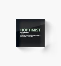 Original HOPTIMIST Definition IPA Design Acrylblock