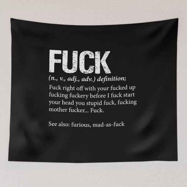 Item preview, Fuck Definition Shirt, Swear and Curse but Fix that Fucking Problem designed and sold by Maindy.