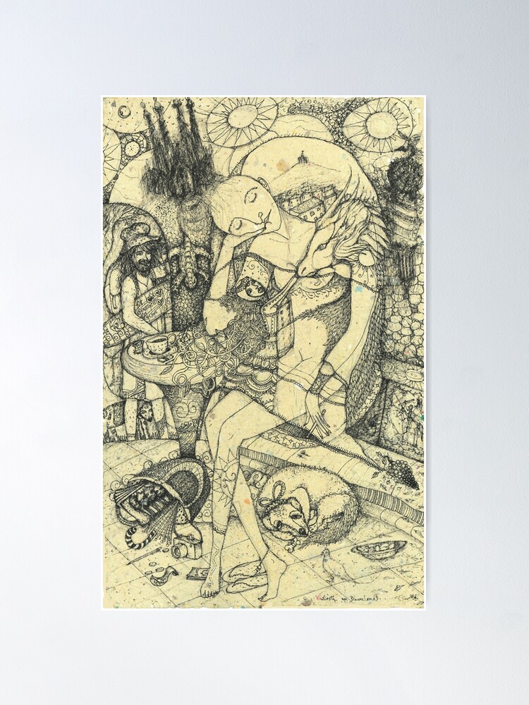 Alternate view of Siesta en Barcelona Poster