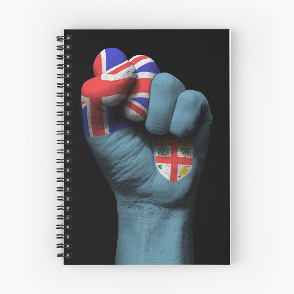 Item preview, Flag of Fiji on a Raised Clenched Fist  designed and sold by JeffBartels.