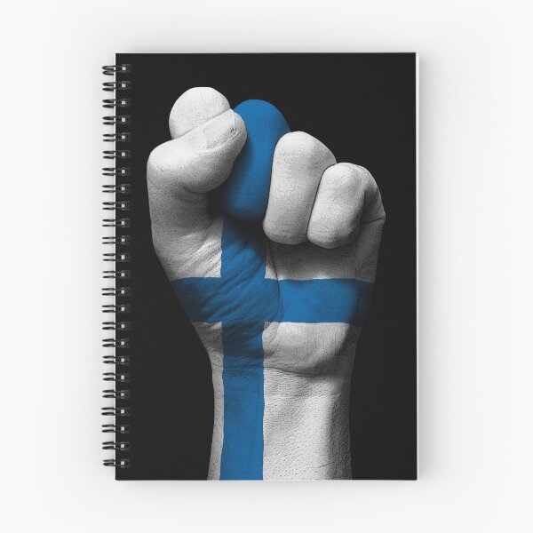Item preview, Flag of Finland on a Raised Clenched Fist  designed and sold by JeffBartels.
