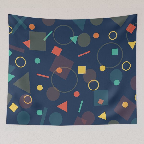 Item preview, Multicolored Shape Pattern designed and sold by Lemon  Merch.