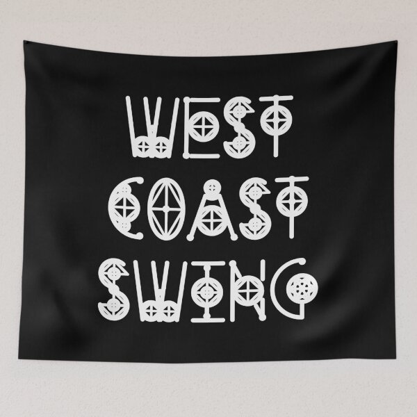 Item preview, West Coast Swing Geometric WH designed and sold by Funkymask.
