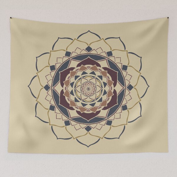 Item preview, Earth mandala zen design, cool vibes mandala designed and sold by Mandala108.