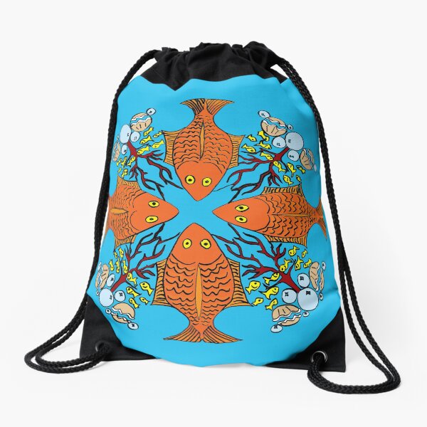 Fishing Drawstring Bag