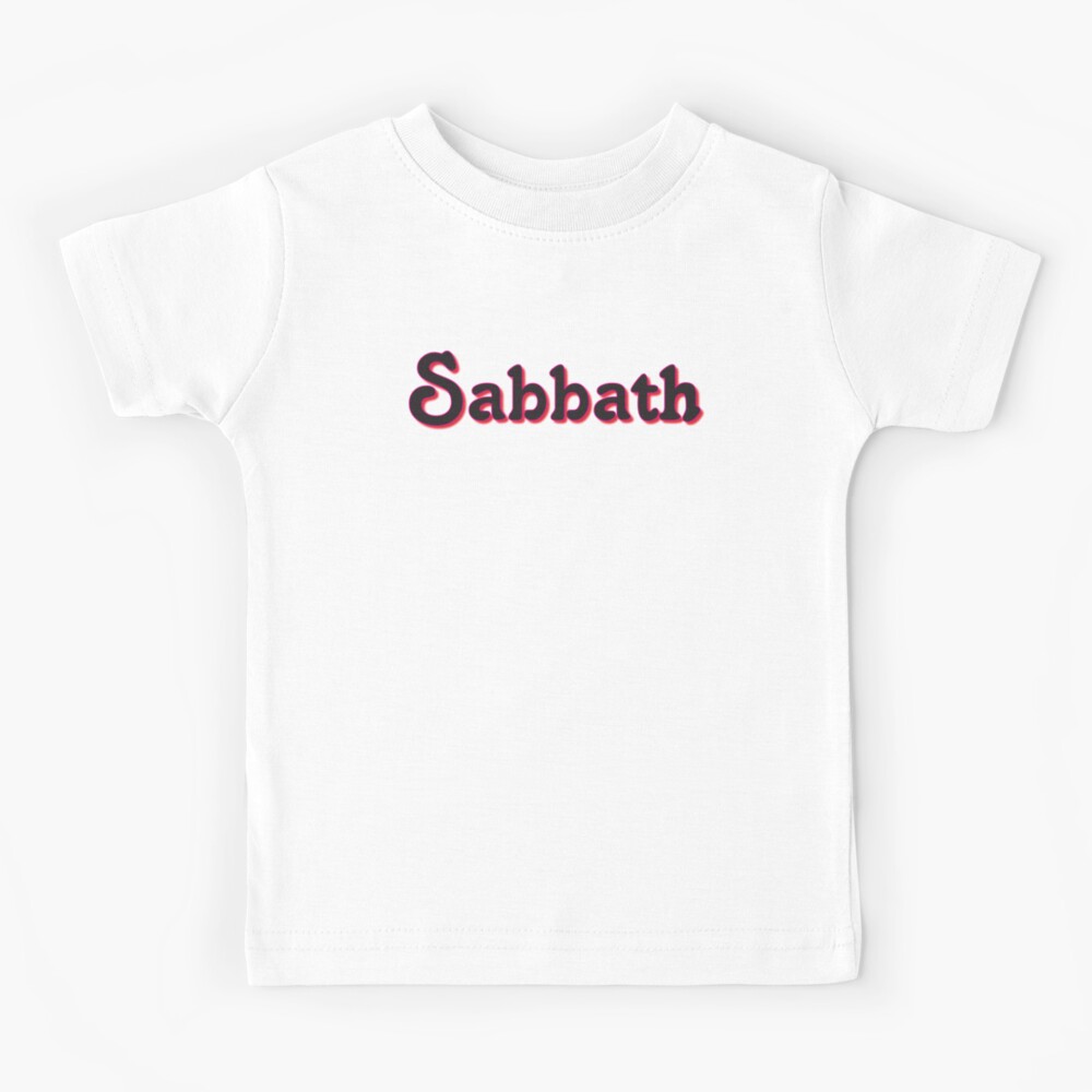 black sabbath kids shirt