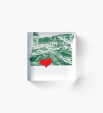Klamath Falls - Oregon OR Souvenir - T-Shirts Stickers Apparel Gifts Acrylic Block