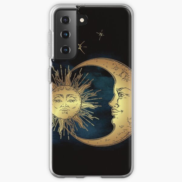 Vintage Sun and Moon Samsung Galaxy Soft Case