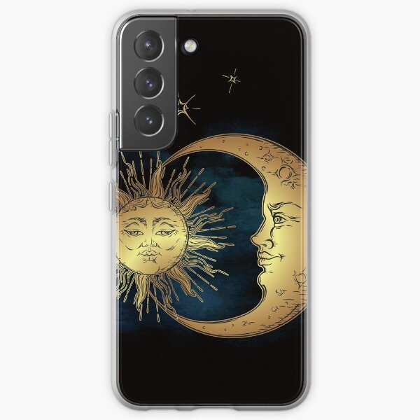 Vintage Sun and Moon Samsung Galaxy Soft Case