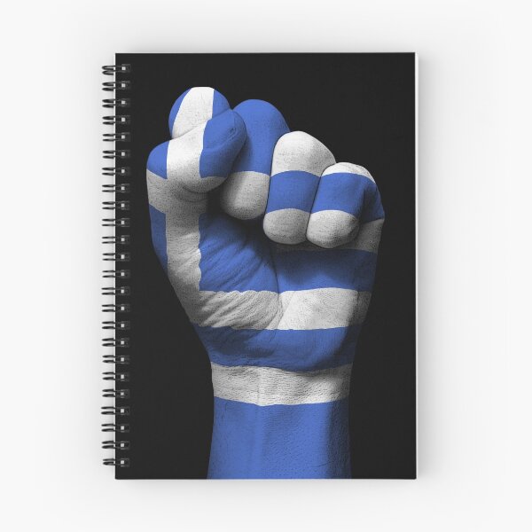 Item preview, Flag of Greece on a Raised Clenched Fist  designed and sold by JeffBartels.