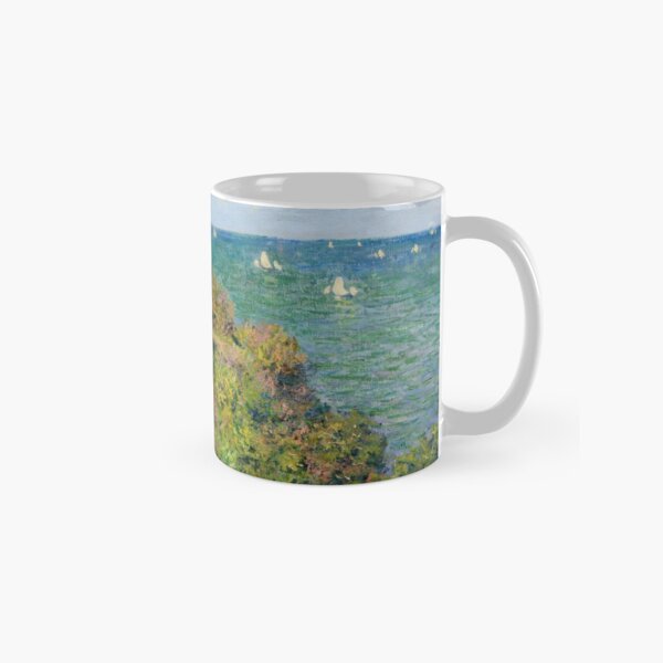 Fishermans Cottage on the Cliffs at Varengeville Claude Monet Classic Mug