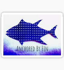 Anchored by Fin Tuna Sticker