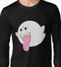 Super Mario Boo Ghost Long Sleeve T-Shirt