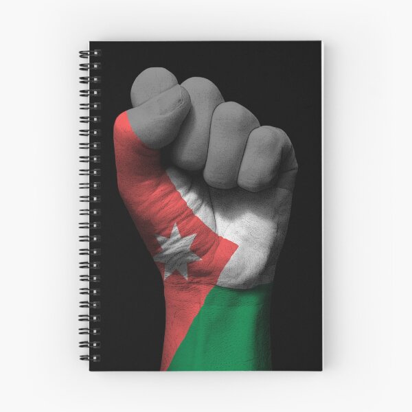 Item preview, Flag of Jordan on a Raised Clenched Fist  designed and sold by JeffBartels.