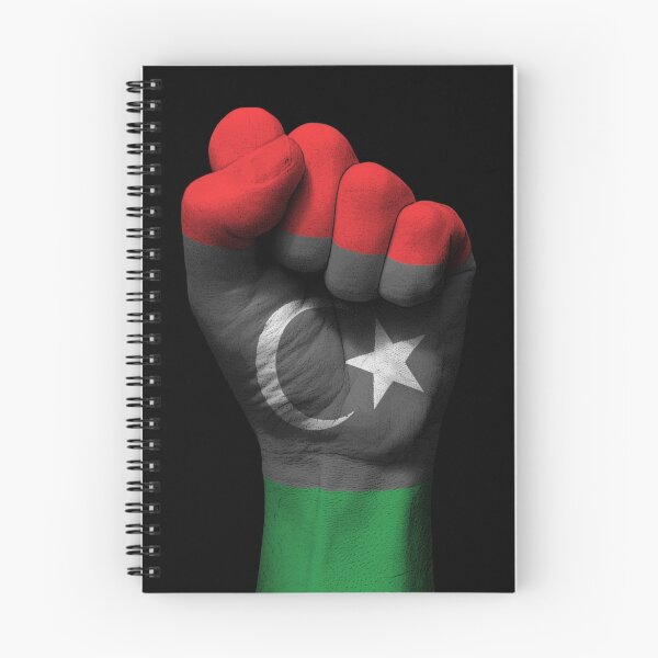 Item preview, Flag of Libya on a Raised Clenched Fist  designed and sold by JeffBartels.