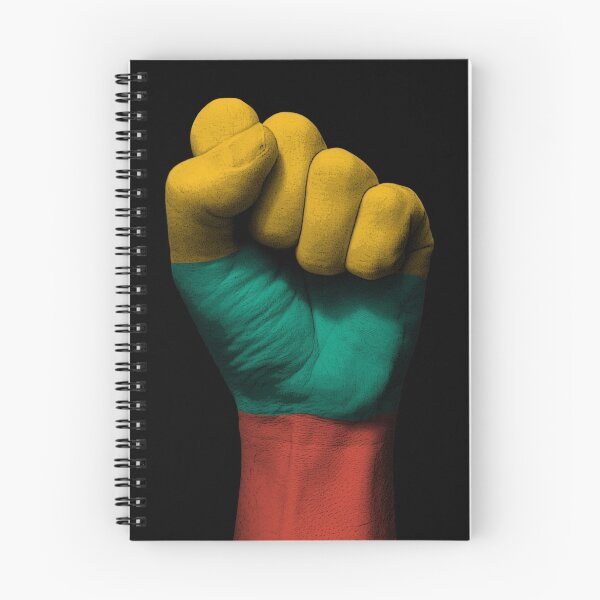 Item preview, Flag of Lithuania on a Raised Clenched Fist  designed and sold by JeffBartels.