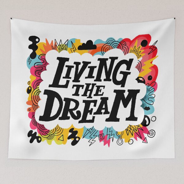 Item preview, Living The Dream designed and sold by leen12 Art Designs Prints.