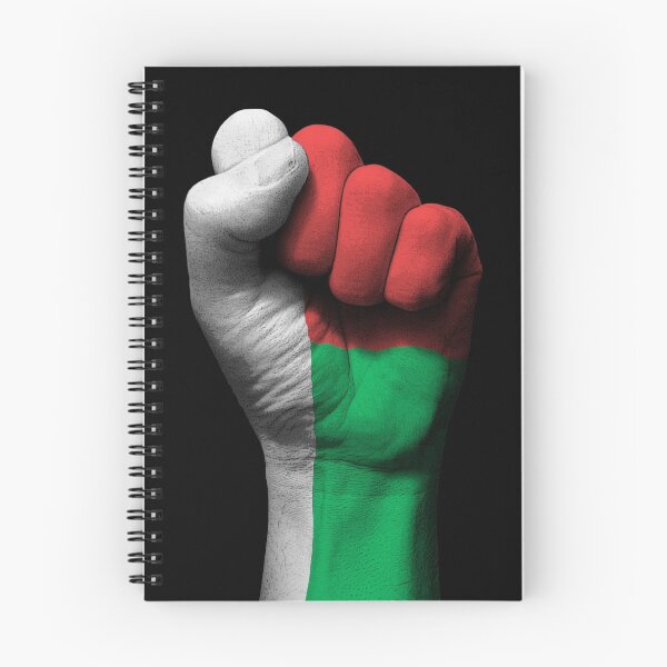 Item preview, Flag of Madagascar on a Raised Clenched Fist  designed and sold by JeffBartels.