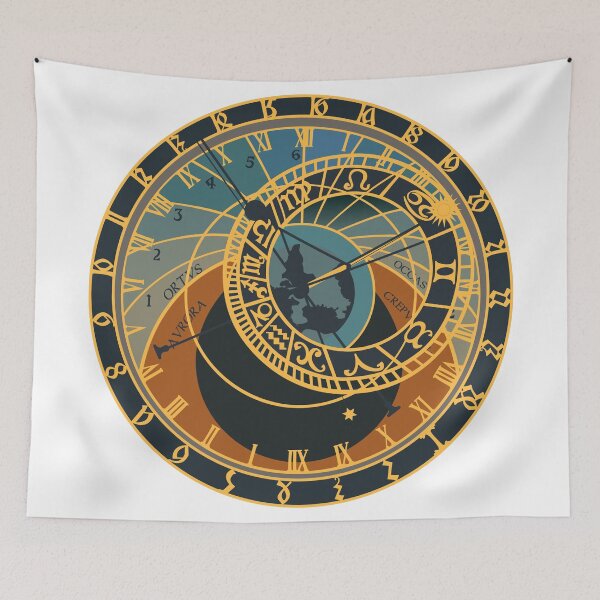 Item preview, Prague Clock designed and sold by Designasaur Trinkets.
