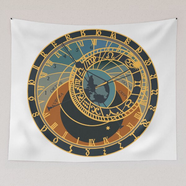 Item preview, Prague Clock - Variation designed and sold by Designasaur Trinkets.